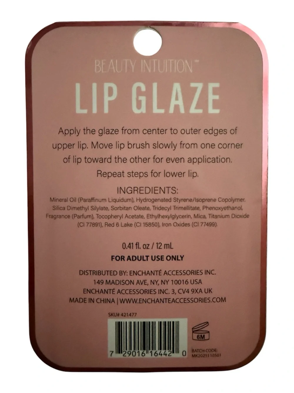 Beauty Intuition Lip Glaze Peachy Dreams 🍑